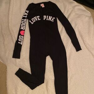 NWT PINK Victoria’s Secret thermal onesie (HTF)